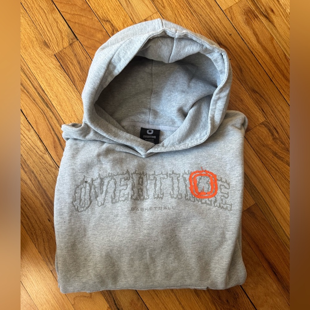 Overtime Gray Men's Hoodie